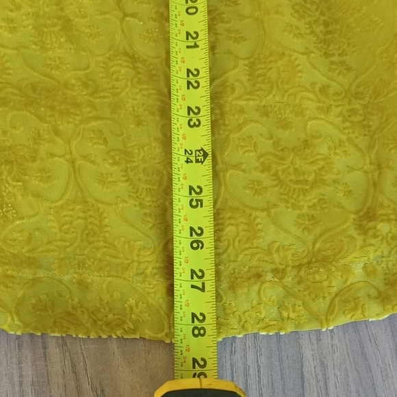 Antropologe Mustard Lace Mini Dress - Picture 15 of 16